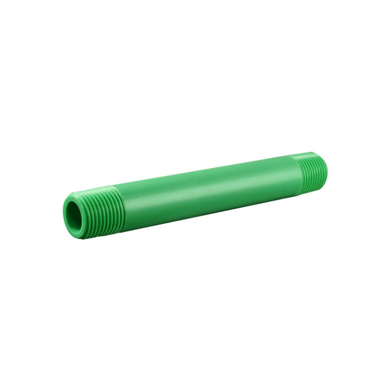 Niple PPR 1/2" NPT x 5" verde