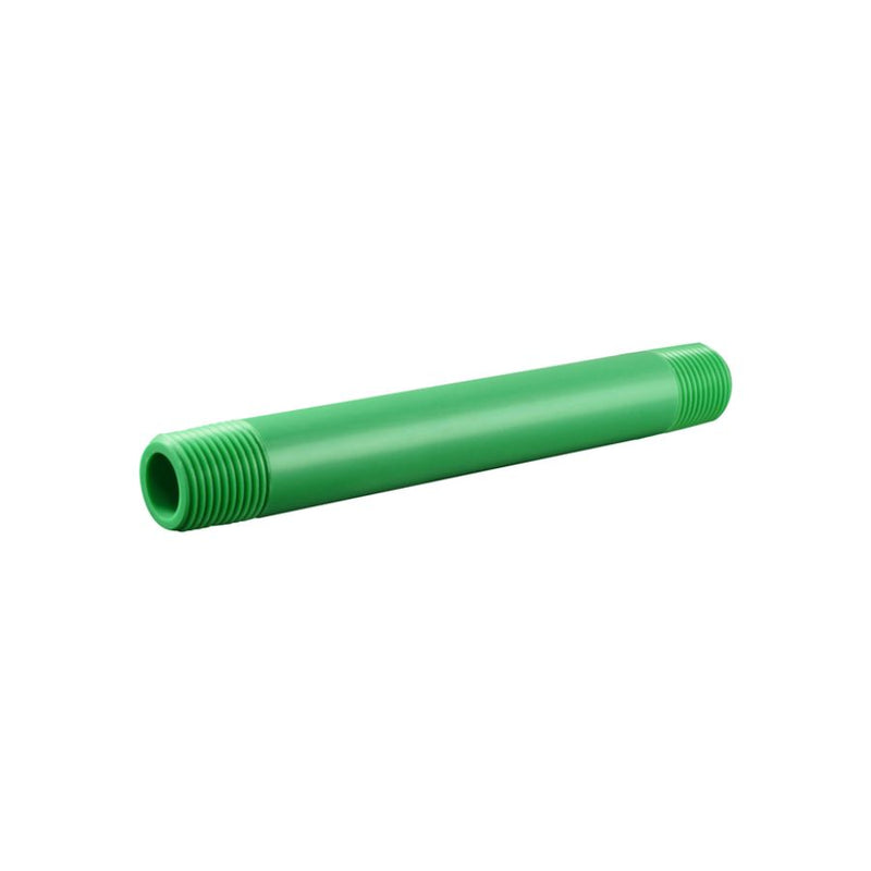 Niple PPR 1/2" NPT x 8" verde