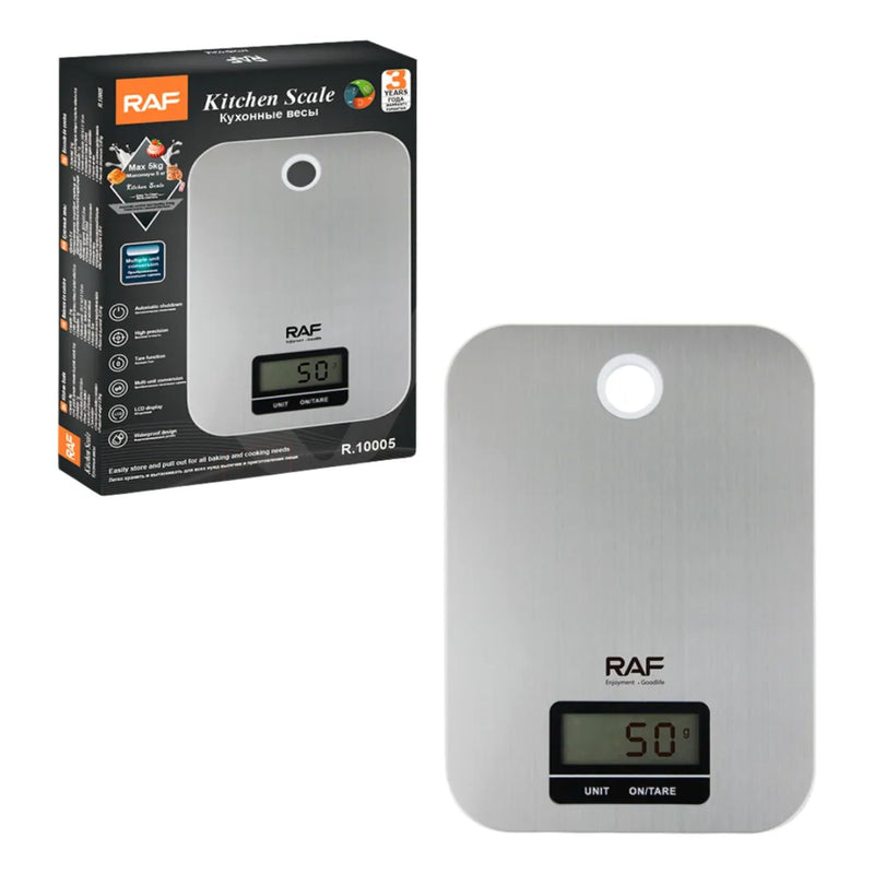 Báscula Balanza de Cocina Digital Precisión Alta 5kg con Pantalla LCD y Apagado Automático