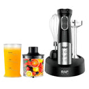 Licuadora Inalámbrica de Mano Mixer 4 en 1 200W con Vaso 700ml y Cuchillas de Acero Inoxidable 110V/60 Hz. Blender