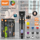 Cortadora De Cabello Eléctrica  5W , 1800mAh, pantalla digital, USB,5 ajustes 110V/60Hz Cortadora Barbero