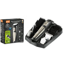 Kit de Cuidado Masculino 5W  13 en 1, recargable USB, 4 cabezales, pantalla digital y base  110V/60Hz Kit de Aseo