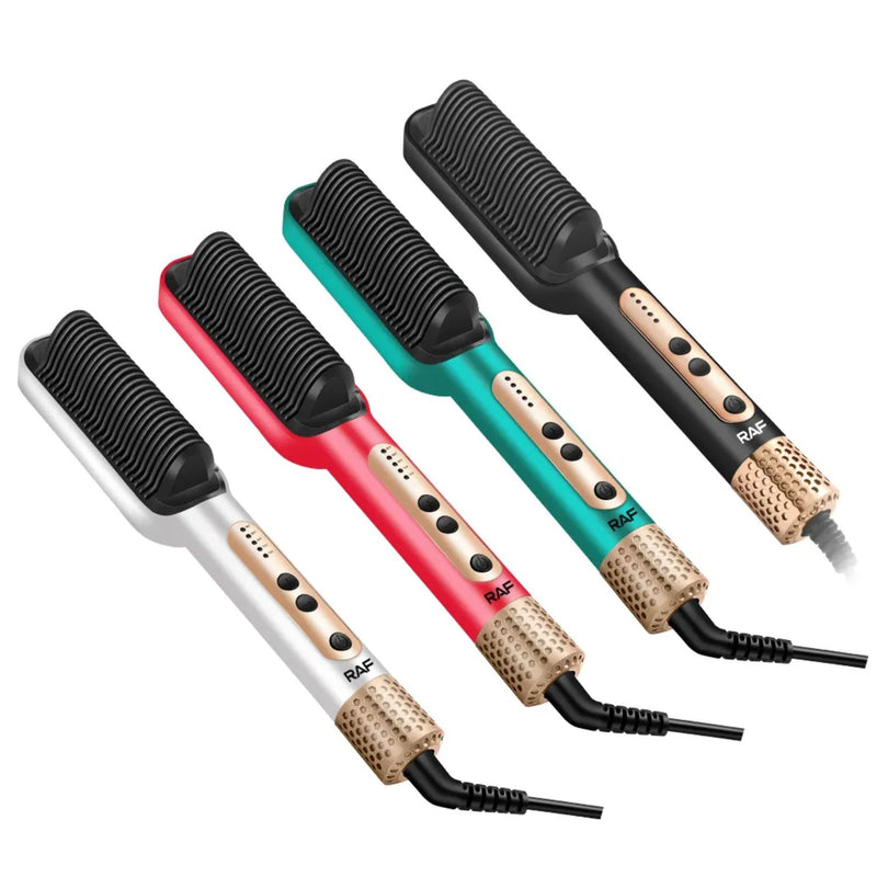 Cepillo Alisador 45W con 5 Niveles de Temperatura y Calentamiento Rápido 950°F  Ideal Cabello Grueso 110V