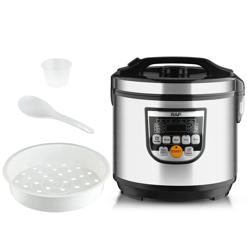 Olla Arrocera 5L 700W 100V 60Hz Multifuncional Temperatura constante. Reserva las 24 horas. Rice Cooker
