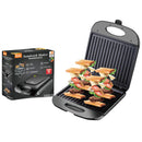 Sandwichera Eléctrica 1400W Antiadherente con Calor Doble y Limpieza Fácil 110V /60hz. Plancha para Emparedados.