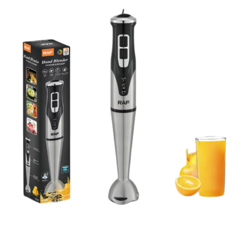 Licuadora de Mano 600W con Vaso 600ml y Cuchillas para Hielo y Alimentos. 110V/60 Hz Blender Portátil.