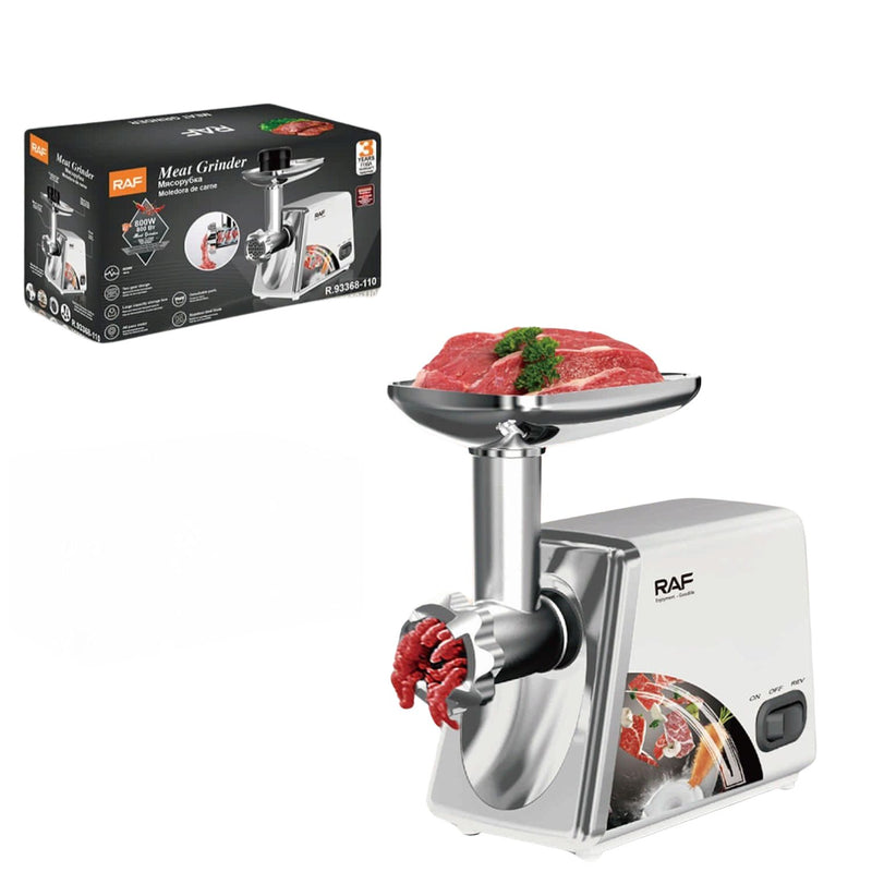 Moledora de Carne 800W  110V/60Hz.con Accesorios para Embutidos y Kebbe. Picadora de Carne