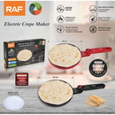 Crepera Eléctrica 600W Antiadherente y Control de Temperatura. 110V /60hz. Panquequera Eléctrica