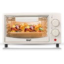 Horno Eléctrico 7L  640W, Puerta de Vidrio, 2 Modos, Calor Uniforme, Control   Temperatura. Horno Tostador