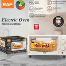 Horno Eléctrico 7L  640W, Puerta de Vidrio, 2 Modos, Calor Uniforme, Control   Temperatura. Horno Tostador