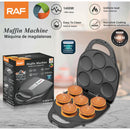 Máquina para Muffins, Arepitas y Magdalenas 1400W Antiadherente Cocción Uniforme 110V 60Hz Tosty Arepa