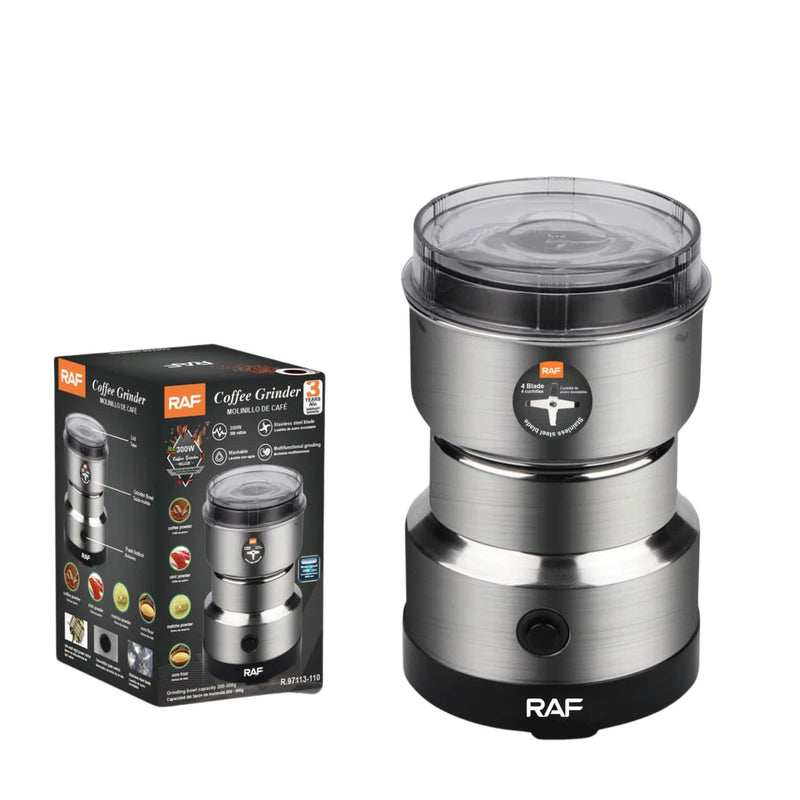 Molinillo de Café 300W con 8 Cuchillas Inoxidables y Motor 38000rpm 110V/60 Hz.  Molienda.