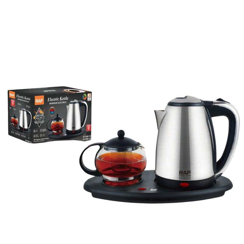 Hervidor Eléctrico con tetera de vidrio 750W apagado automático 110V /60hz . Hervidor con infusor.