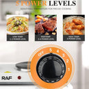 Estufa Eléctrica Portátil Individual 1000W 110V 60Hz  Antiadherente y Calor Uniforme.  Cocina Eléctrica