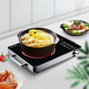 Estufa Eléctrica de inducción 3500W 110V  60Hz  individual de calor portátil. Negra. Cocina Infrarroja.