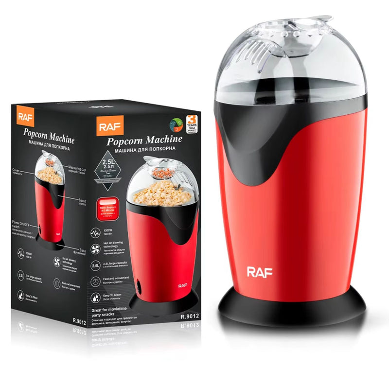 Máquina De Popcorn Hot Air 1000W 3L 110V Listas en 3 Minutos.  Millo. Cotufa. Palomitas de Maiz.