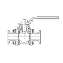 Valvulas 3-PC Sanitarias T-304 3A.