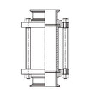 Visor Sanitario Cilíndrico Tipo Clamp 3A. T-304.