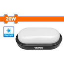 Lámpara Ovalada LED 20W 6500K 100~265V/50-60Hz. Luz Diurna. 25000 horas. 1600 Lumens. IP54.