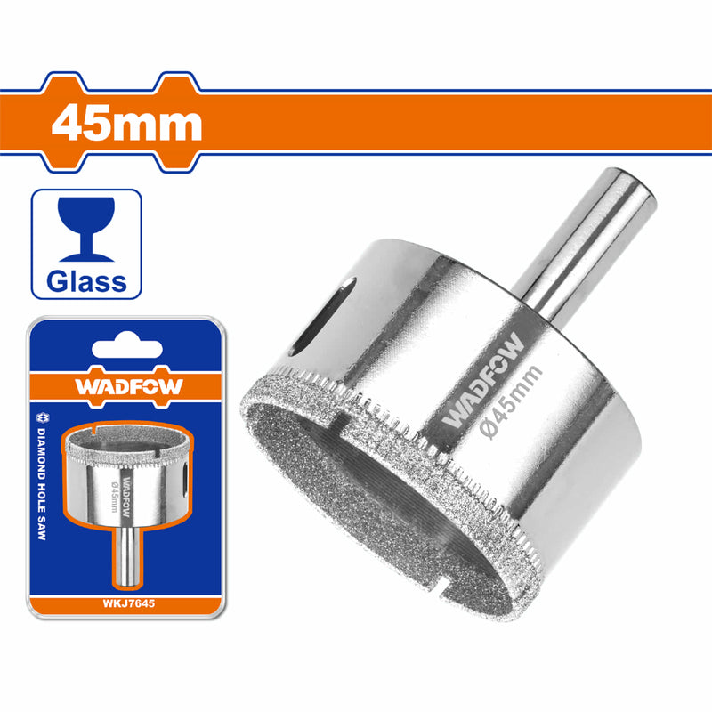 Broca diamantada para piedra y cerámica Diam: 45mm Corte con agua: 25mm