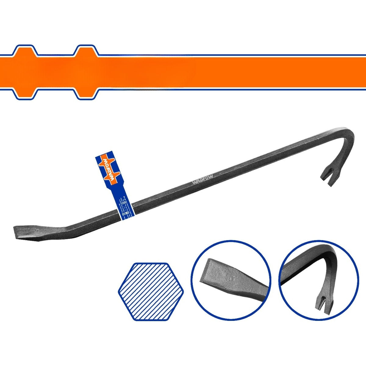Patas de cabra. Tamaño del mango: 16mm. Acero al carbono.