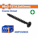 Tornillos Para Gypsum Yeso Rosca Gruesa Phillips