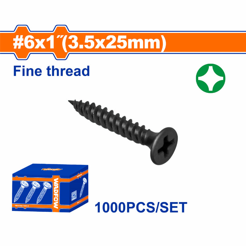 Tornillos para Gypsum Yeso