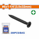 Tornillos para Gypsum (Yeso) (200 pzas)