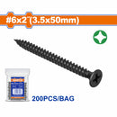 Tornillos para Gypsum (Yeso) (200 pzas)