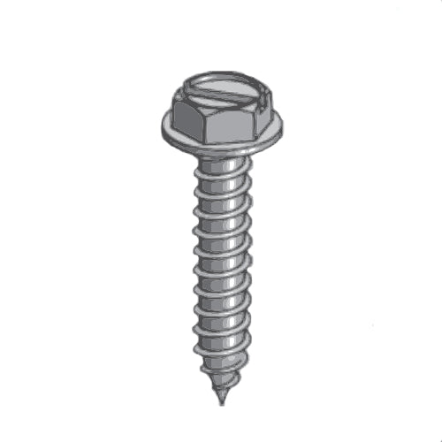 (caja 100) 6 x 1 tornillo para metal cabeza hexagonal con arandela inoxidable SMS 18-8.