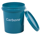 Cubo De Plástico 5 Galones Con Tapa Multiusos 20 Litros (5.28 Galones). Ideal Para Líquidos, Basura, Pintura. Cubeta Carbone. Tanque.