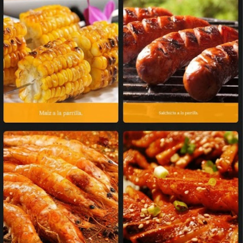 Barbacoa ahumadora cilindrica portatil parrillera