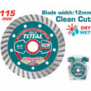 Disco de corte Diamantado Turbo Para ceramica y Concreto 115 (4-1/2") X 22mm