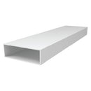 Tubo Rectangular  6" x 2" Espesor 3.0 mm. Largo 5.85 mts. Acabado Lacado Blanco