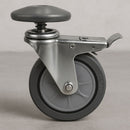 Carrito De Servicio acero inoxidable Con 2 Bandejas Hondas