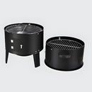 Barbacoa ahumadora cilindrica portatil parrillera