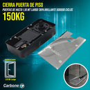 CIERRA PUERTA DE PISO 150 kg puertas de hasta 1,10 mt largo tapa brillante 500000 ciclos