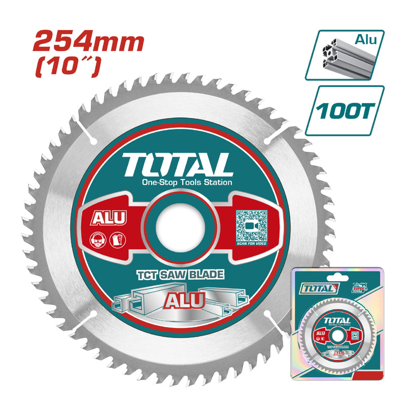 Disco corte aluminio TCT 254 mm (10") 100T