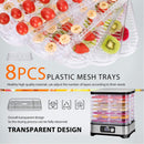 Máquina deshidratadora eléctrica de alimentos, 400 W.