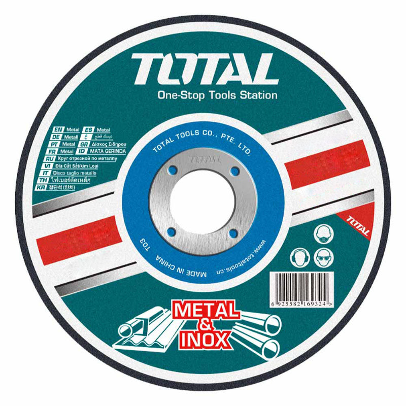Disco de corte para metal concavo 230 mm ( 9" )X 3.0mm ( 1/8" )X 22.2mm ( 7/8" )