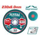 Disco de desbaste para metal concavo 230 mm ( 9") X 6.0mm ( 1/4")X 22.2 mm( 7/8")
