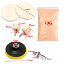 Óxido de Cerio mas Kit para pulir vidrio. 70gr