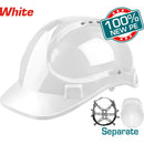 Casco De Seguridad Color Blanco. 8 Puntos De Suspension. Ajustable. Carcasa De PE Con Respiraderos.