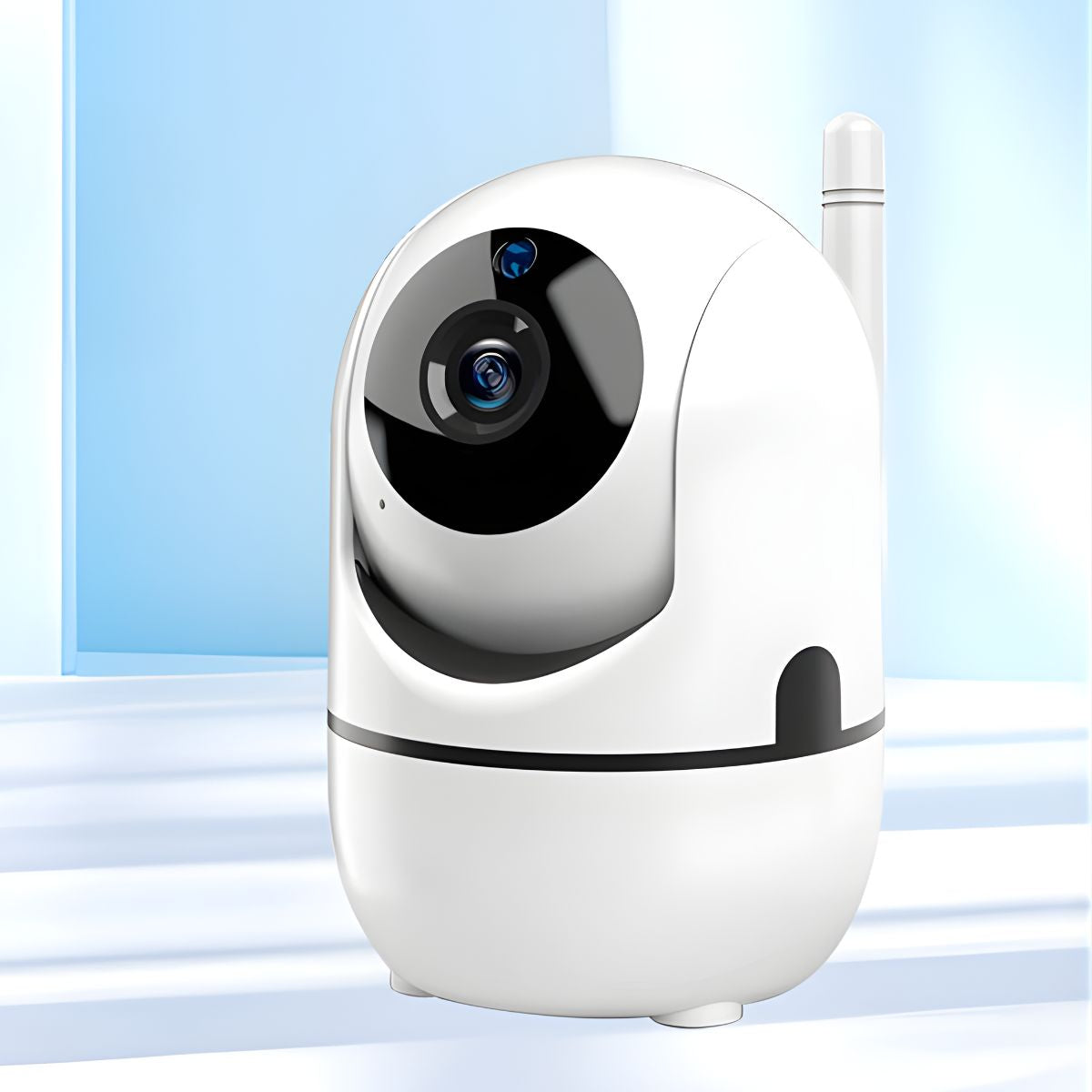 Cámara de seguridad inteligente con Wifi 1080 HD/32Gb, color blanco