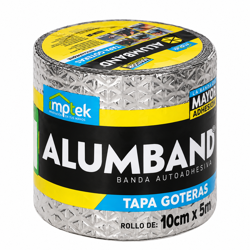 ALUMBAND Autoadhesivo 1.1 mm "Tapa Goteras"  5mx10cm