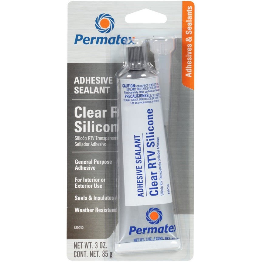 Silicón Transparente Permatex 3 Oz.