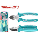 Alicate de corte diagonal 6"/160mm. Pulido. Mango de dos colores.