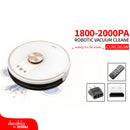 Robot aspiradora trapeadora mopeadora con giroscopio grado militar y planificador de rutas LDS