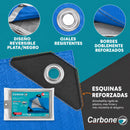 Lona multiusos de polietileno Delgada 110 g/m2 Azul/Gris