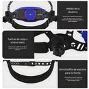 Máscara Para Soldar Con Oscurecimiento Automático, Carga Con Energía Solar. Área De Visión De 100×93 mm. Diseño de calavera.